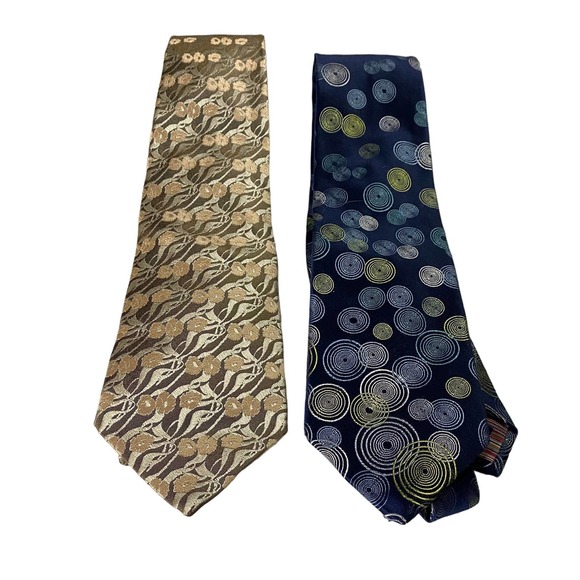 SET of 2 Ted Baker London Silk Ties - Picture 1 of 7